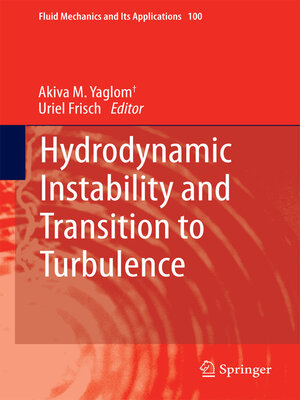 cover image of Hydrodynamic Instability and Transition to Turbulence